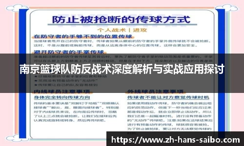 南京篮球队防反战术深度解析与实战应用探讨